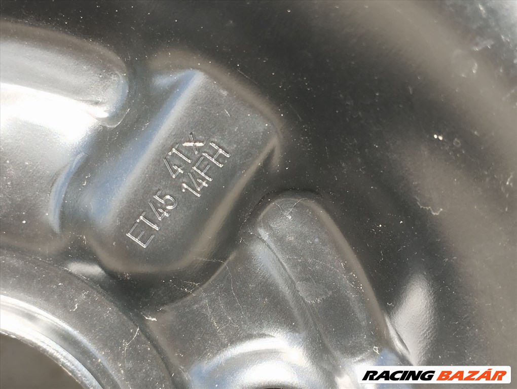  4x100 lyukosztású 14" új Gyári Toyota lemezfelni 115/70 R14 Bridgestone nyári gumi 4. kép