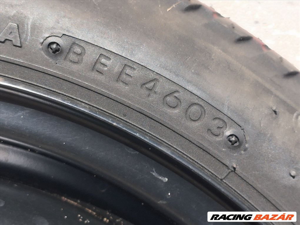  4x100 lyukosztású 14" új Gyári Toyota lemezfelni 115/70 R14 Bridgestone nyári gumi 10. kép