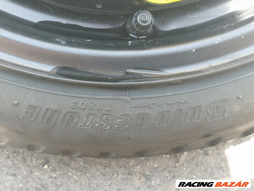  4x100 lyukosztású 14" új Gyári Toyota lemezfelni 115/70 R14 Bridgestone nyári gumi 11. kép