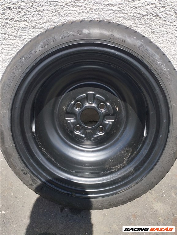 4x100 lyukosztású 14" új Gyári Toyota lemezfelni 115/70 R14 Bridgestone nyári gumi 14. kép