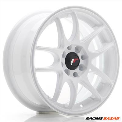 Japan Racing JR29, 7x15, 4x100/108, ET35, fehér 15 coll-os alufelni