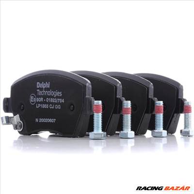 Dacia Logan I új utángyártott fékbetét garnitúra tárcsafékhez első tengely DELPHI 2007-2013-ig