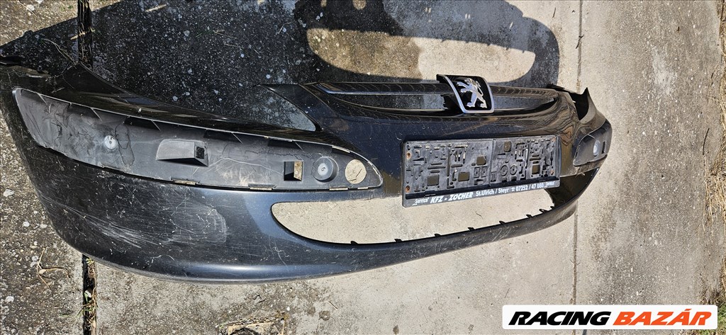 Peugeot 307 2000- első lökhárító héj (emblémával) 9643067477d 3. kép
