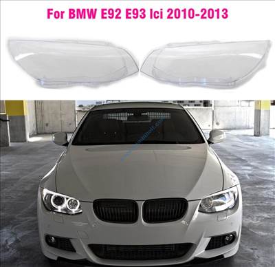 BMW E92 E93 lci lámpabúra, fényszóró búra 2010-2013 Pár (jobb-bal oldal)