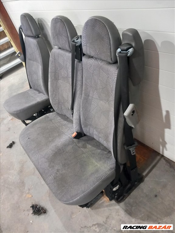 Ford Transit Tranzit MK6 MK7 00 Hátsó középső hármas ülés üléssor 1564 1c15b60026vbzu0k 1c15b60027bzzu0k 3. kép