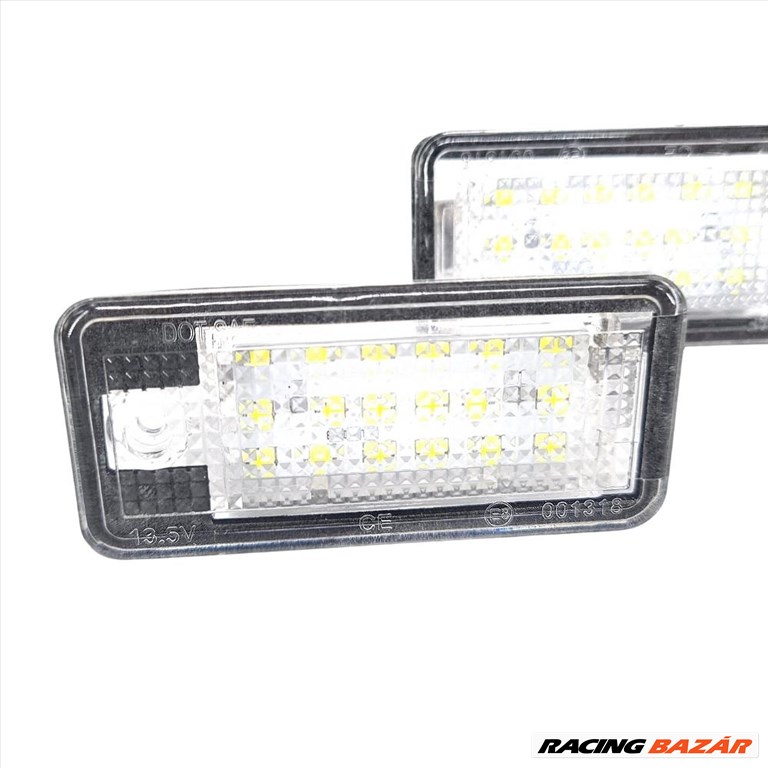 Audi A3 8P A4 B6 B7 A5 A6 4F Q7 LED rendszám, rendszámtábla világítás - LEDes - 8E0807430A 8E0807430B 8E0943021B 8E0943022B ✔️ 3. kép