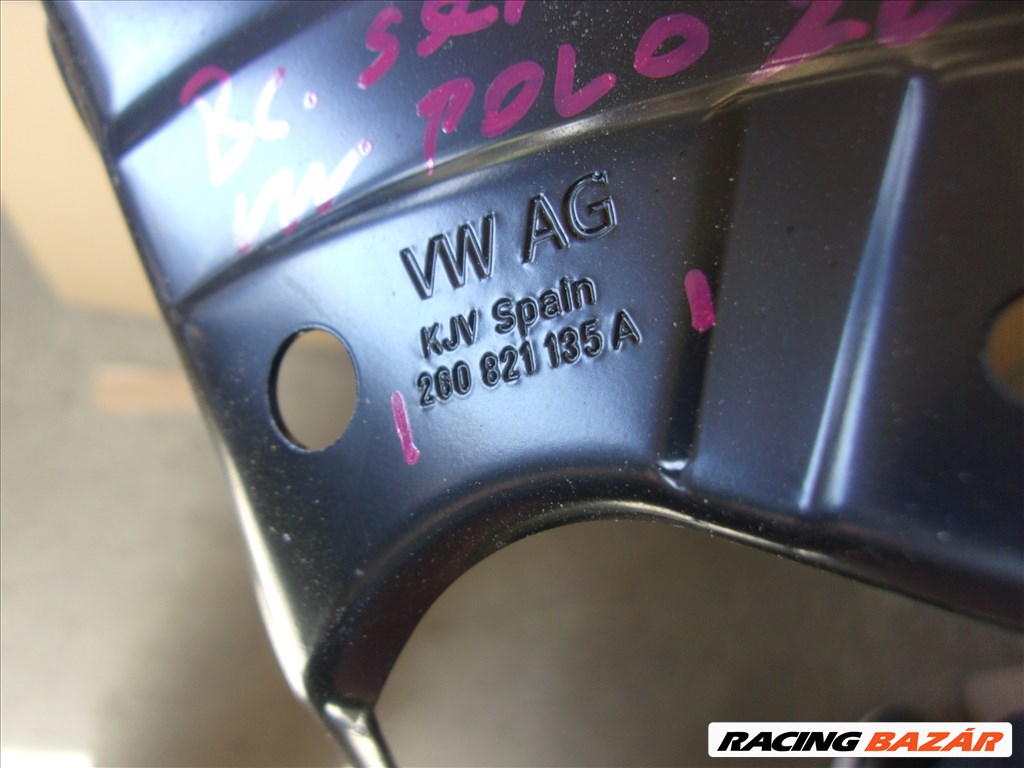 VOLKSWAGEN POLO 2G0 bal első sárvédő 2018-  2G0821135A 3. kép