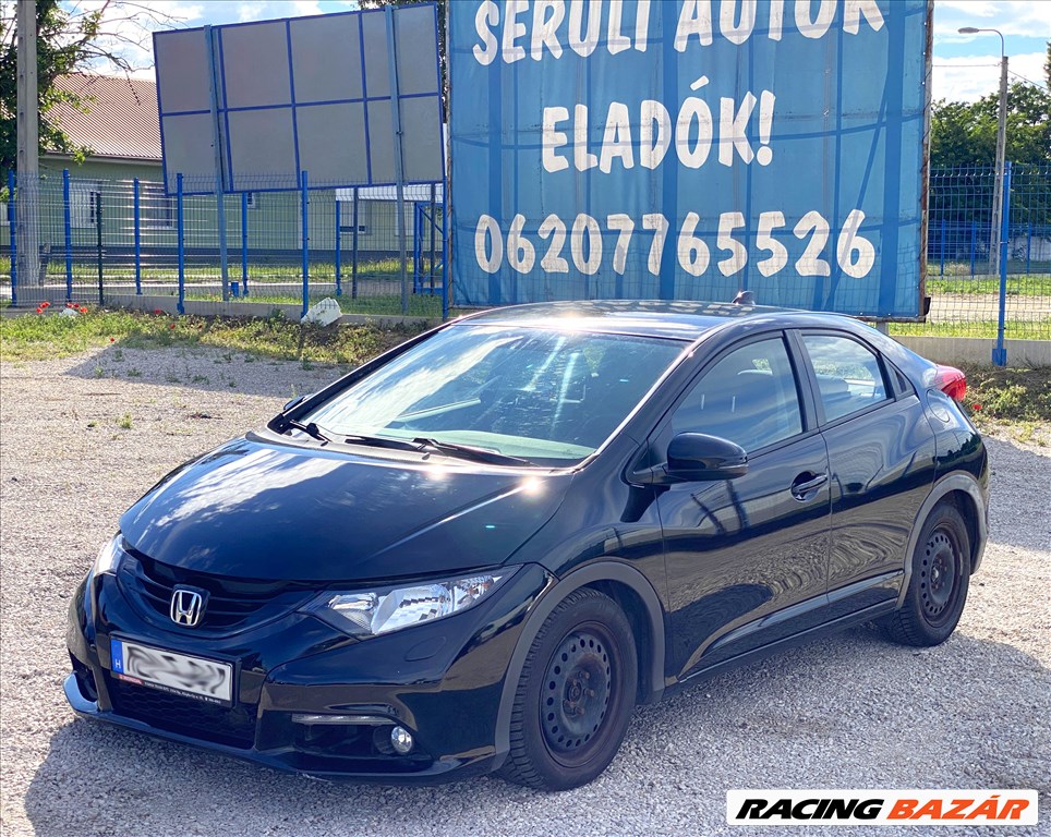  HONDA CIVIC 1.6 CTDi Comfort Tolató kamera/143eKm/Tempomat 2. kép