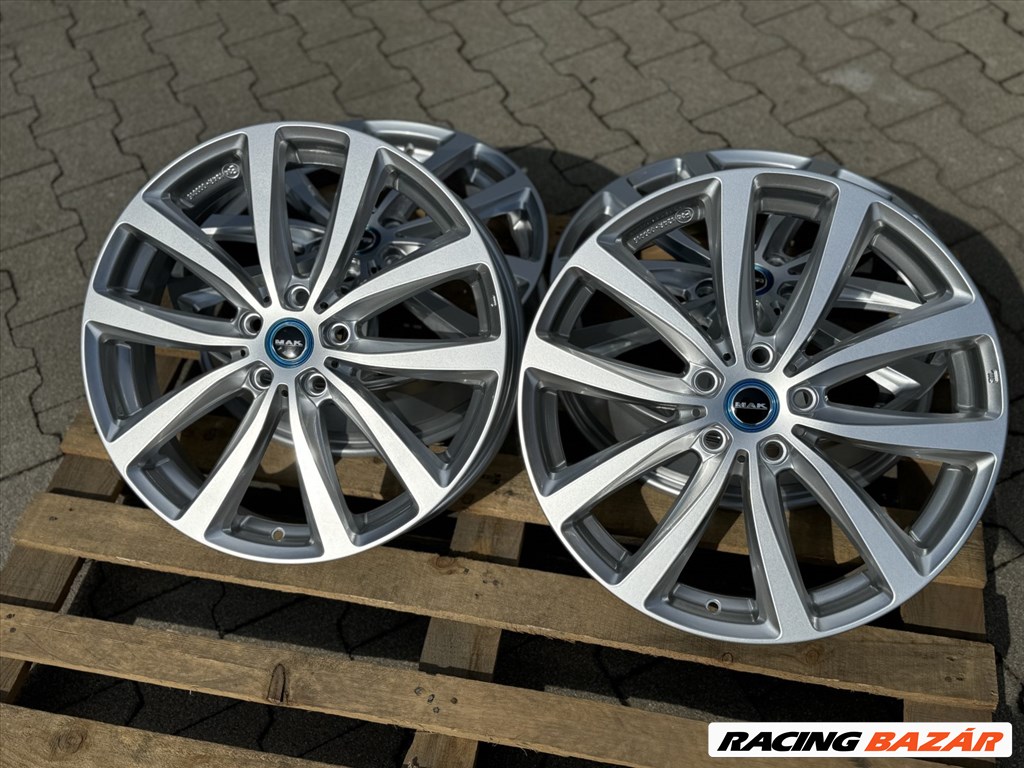 R19 5x112 (66,6) MAK WATT SILVER 5J ET43 for BMW i3 új alufelnik 19" 2. kép