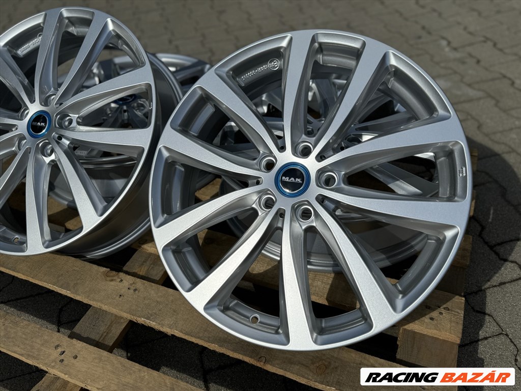 R19 5x112 (66,6) MAK WATT SILVER 5J ET43 for BMW i3 új alufelnik 19" 3. kép