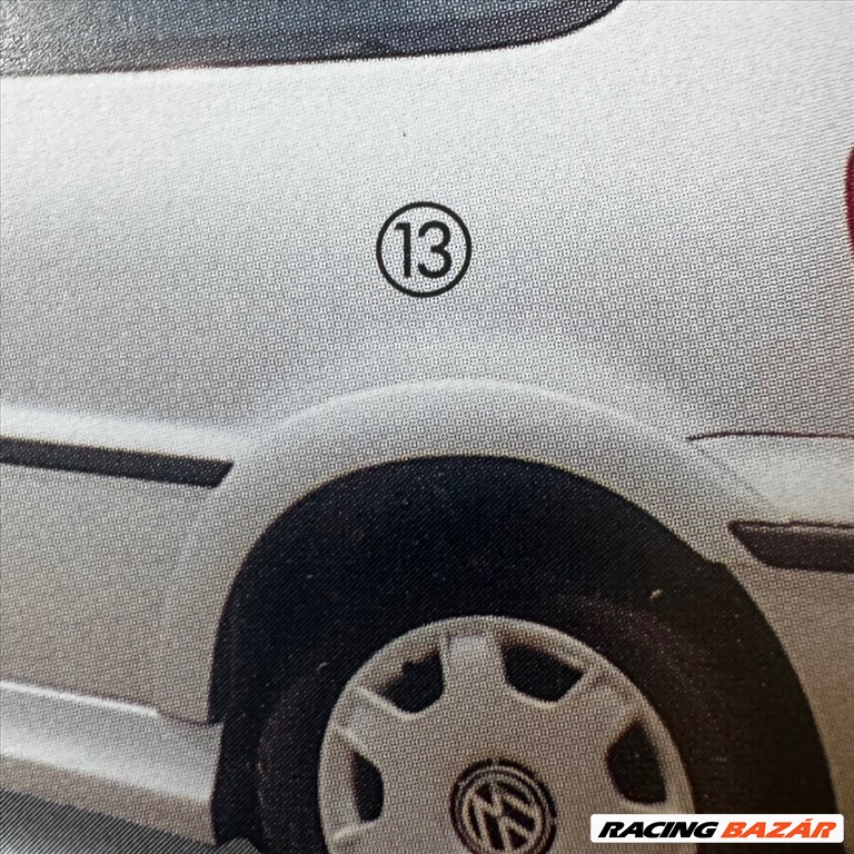 VW Polo 5 99-2001 4 db sárvédő szélesítő javító ív 3 ajtós autóhoz (1 garnitúra) 2. kép