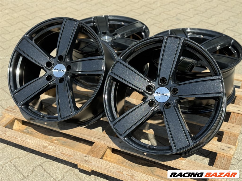 R21 5x130 (71,6) MAK TURISMO-FF CUSTOM BLACK 10J ET50 alufelnik 21" 4. kép