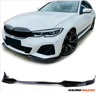BMW G20, G21, G28 M performance lökhárító toldat, fényes fekete