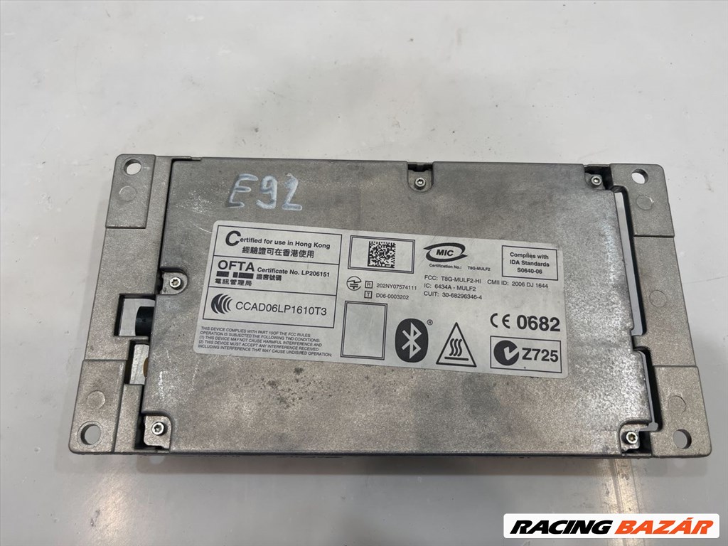 BMW E90 E91 E92 E93 MULF2 High bluetooth modul 9183373 5. kép