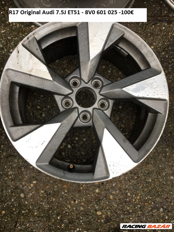 R17 Original Audi 7.5J ET51 - 8V0 601 025 / 8V0601025 1db alufelni 1. kép