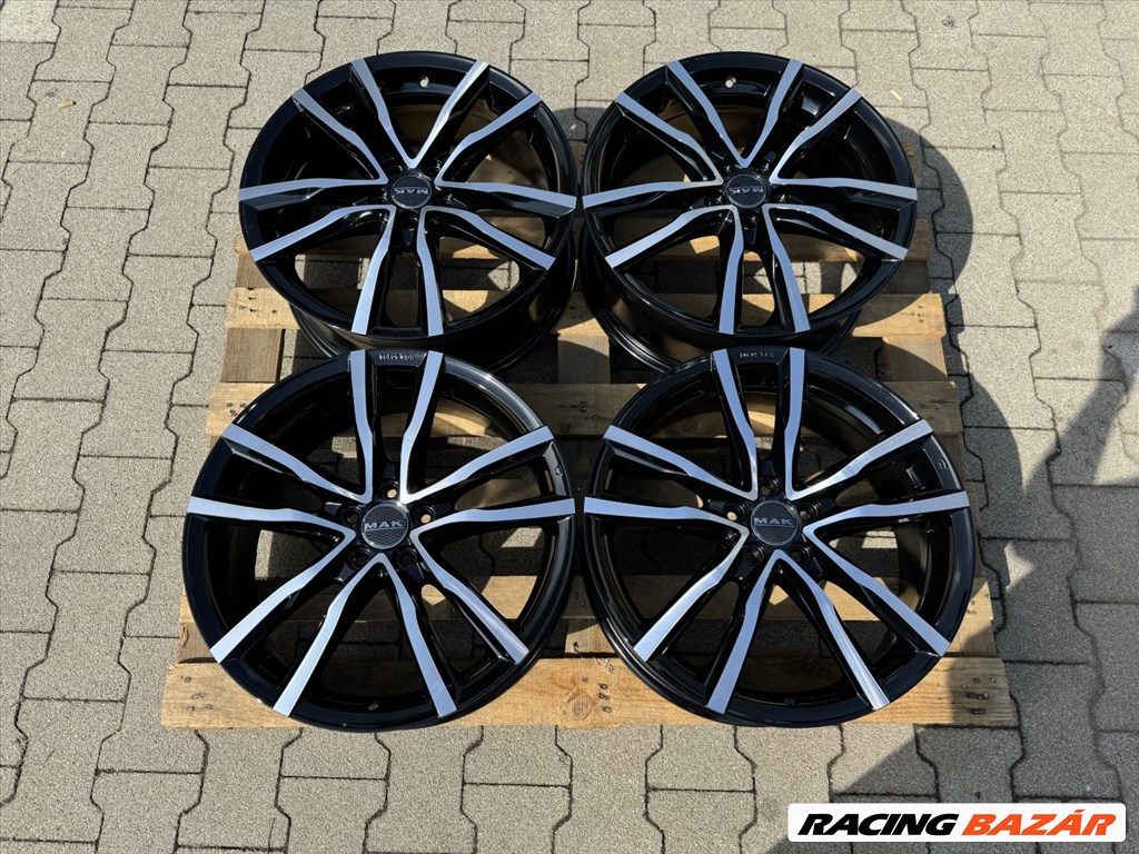 R18 5x100 (56,1) MAK MILANO BLACK MIRROR 7J ET55 for Subaru IMPREZA LEGACY XV BRZ FORESTER OUTBACK 2. kép