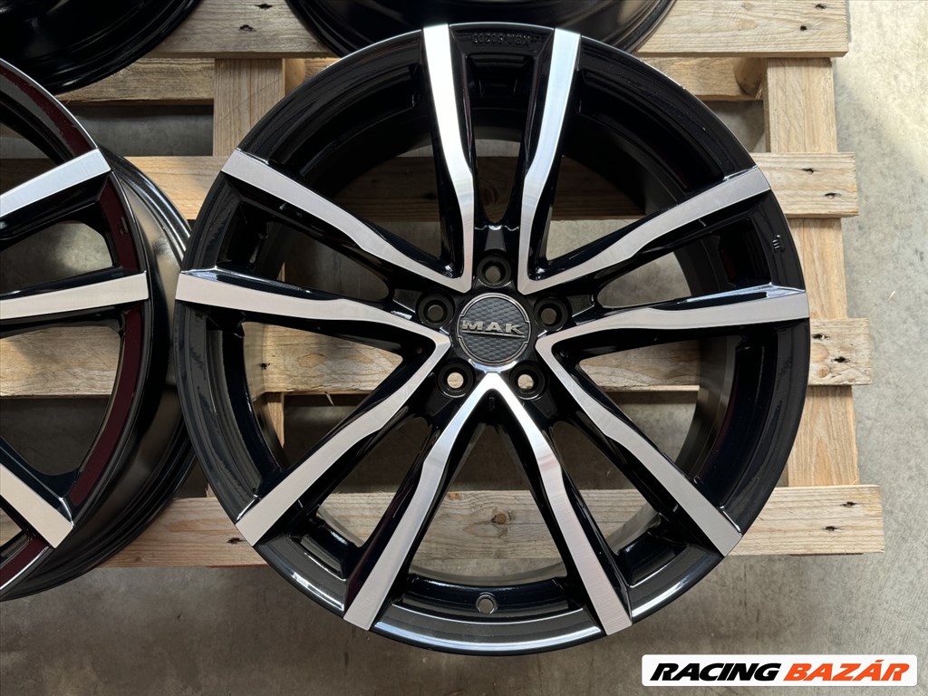 R18 5x100 (56,1) MAK MILANO BLACK MIRROR 7J ET55 for Subaru IMPREZA LEGACY XV BRZ FORESTER OUTBACK 5. kép