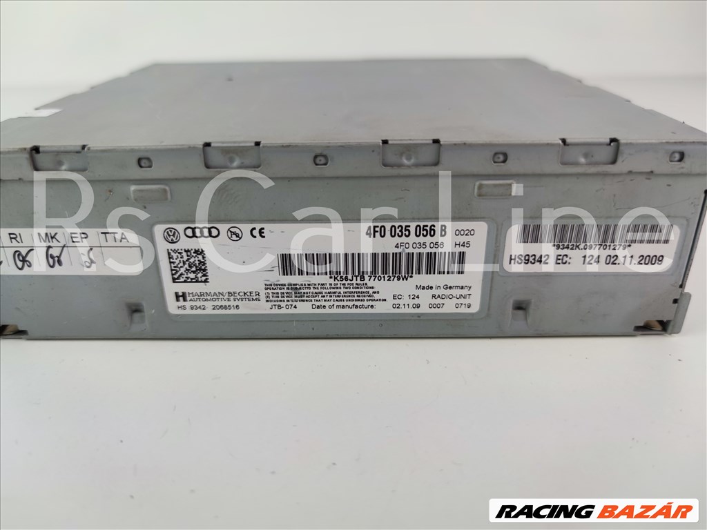 Audi	A4-B8 A5-8T Q5-8R Audio vezérlő modul 4f0035056b 2. kép
