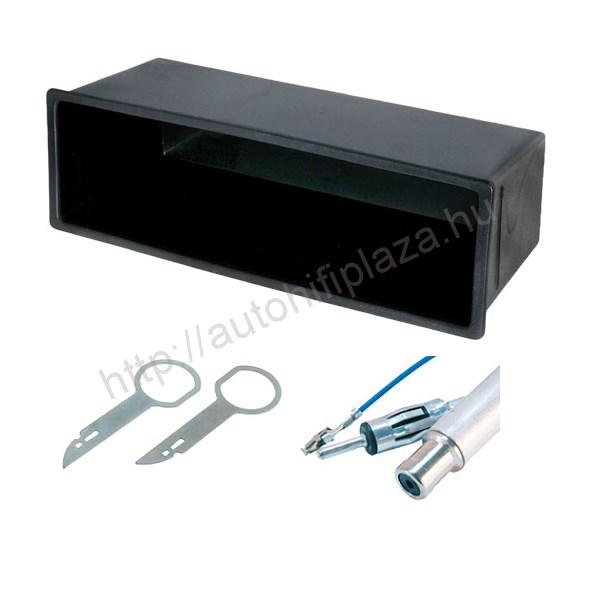 VW Golf IV, Passat, Lupo, Sharan, Bora, Seat Alhambra, Cordoba, Arosa, Ibiza, Ford Galaxy, 1DIN Autórádió beépítő szett 1. kép