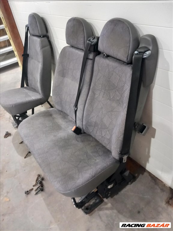 Ford Transit Tranzit MK6 MK7 00 Hátsó középső hármas ülés üléssor 1563 1c15b60026vbzu0k 1c15b60027bzzu0k 3. kép