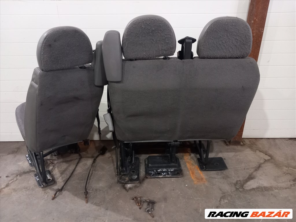 Ford Transit Tranzit MK6 MK7 00 Hátsó középső hármas ülés üléssor 1563 1c15b60026vbzu0k 1c15b60027bzzu0k 4. kép