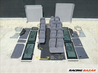 Ford Transit Mk6 2000-2006 Mk7 2006-2014 KOMPLETT belső UTASTÉR üléssor OLDALÜVEG kárpit OLCSÓN!