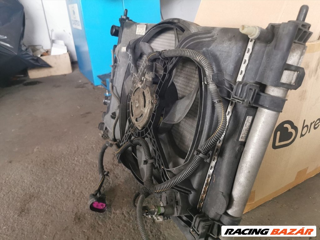 Opel Corsa D 1.2 Hűtő Ventilátor(ok), Radiátor(ok) Szett  gm-55701002 55701410 5. kép