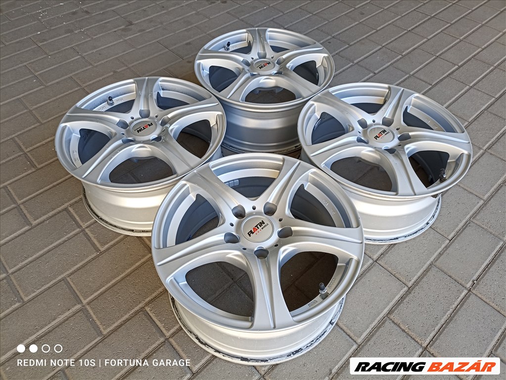 5x120 16" Platin RP11 használt alufelni garnitúra +TPMS 2. kép