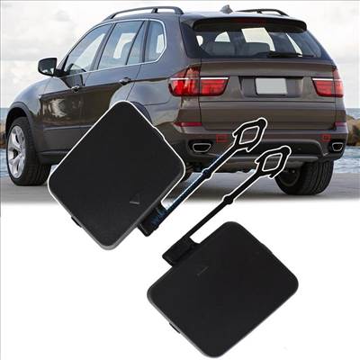 BMW E70 X5 hátsó lökhárító vonószem takaró fedél 2006-2011 Pár (jobb-bal oldal)