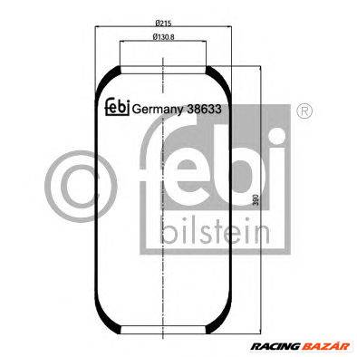 FEBI BILSTEIN 38633 - Légrugó rugótömb IVECO