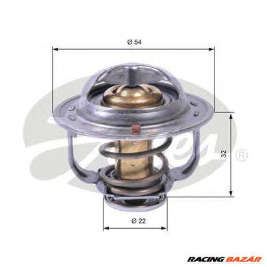 GATES TH42589G1 - termosztát, hűtőfolyadék CHEVROLET OPEL VAUXHALL