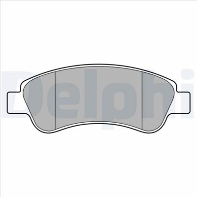 DELPHI LP3660 - fékbetétkészlet, tárcsafék OPEL VAUXHALL