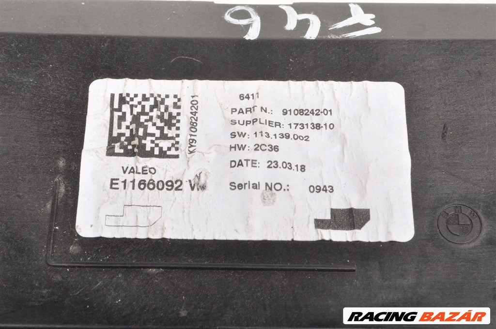 BMW 2-es sorozat F45/F46 klíma vezérlő modul 9108242 3. kép