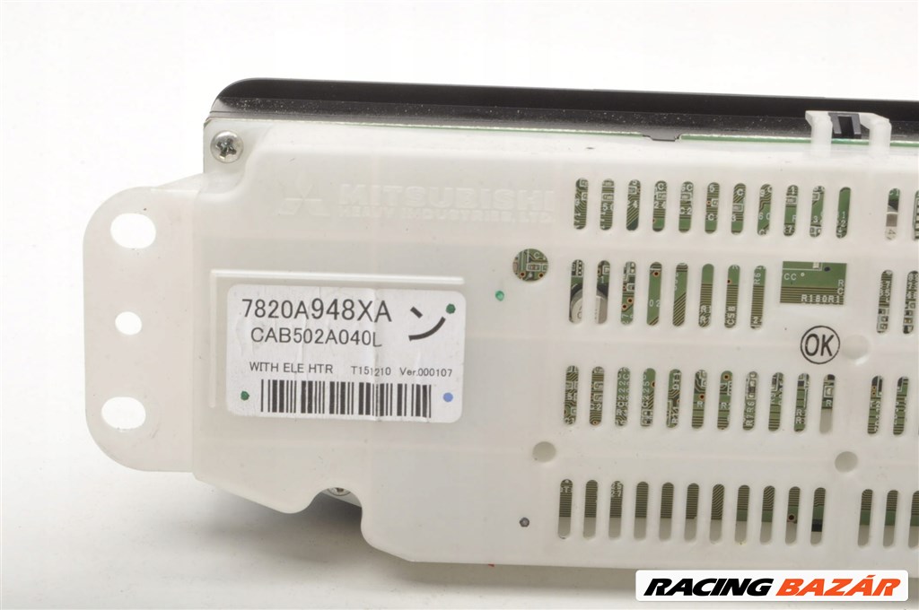 Mitsubishi Outlander III fűtés klíma panel 7820a948xa 5. kép