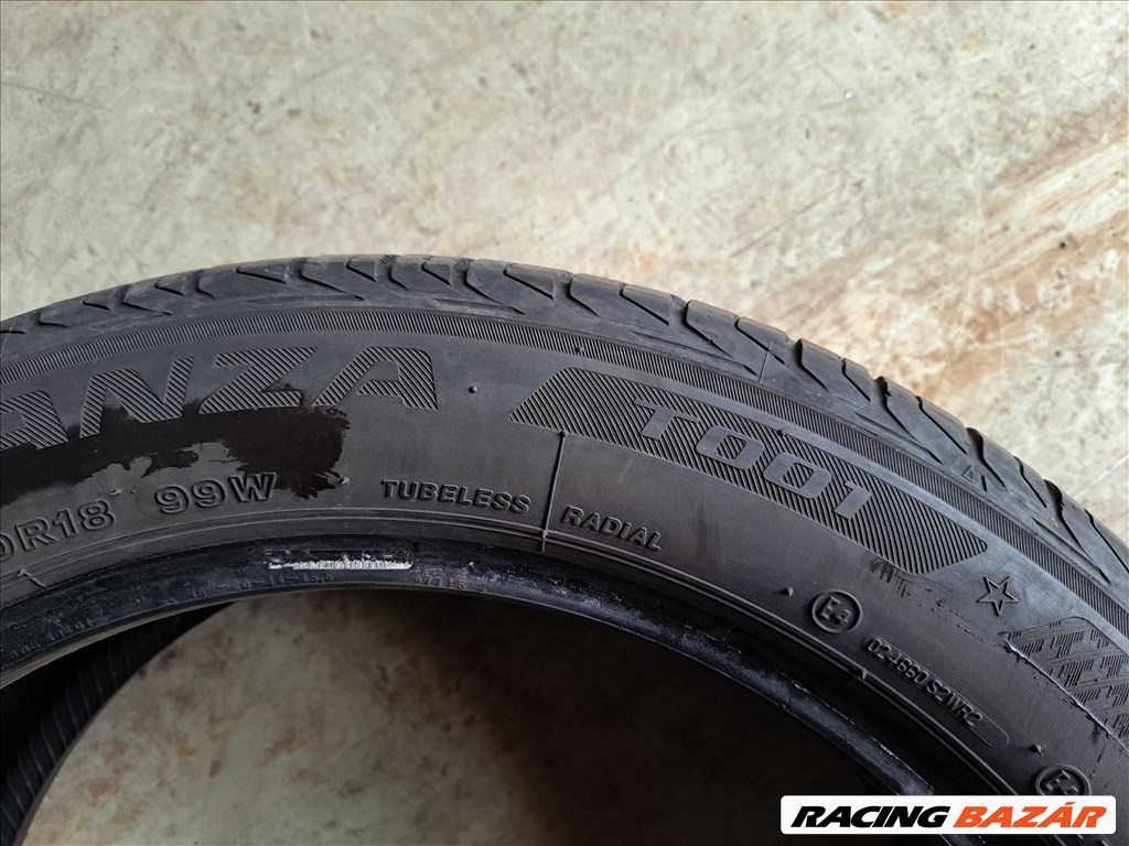 4db 225/50 R18 Bridgestone Turanza T001  nyári gumi eladó!!! 5-6mm minta  6. kép