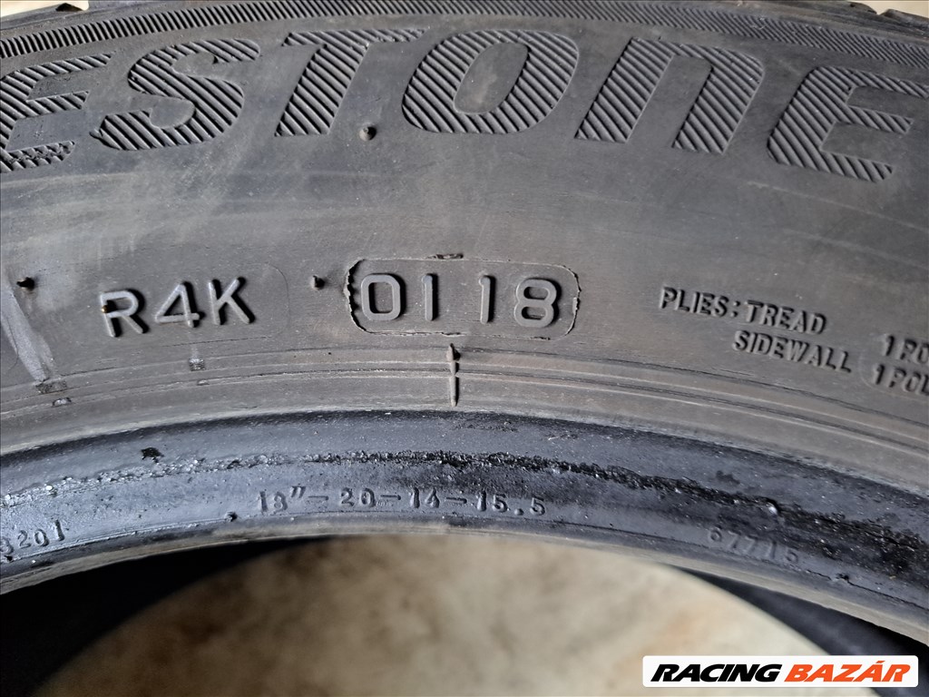 4db 225/50 R18 Bridgestone Turanza T001  nyári gumi eladó!!! 5-6mm minta  8. kép