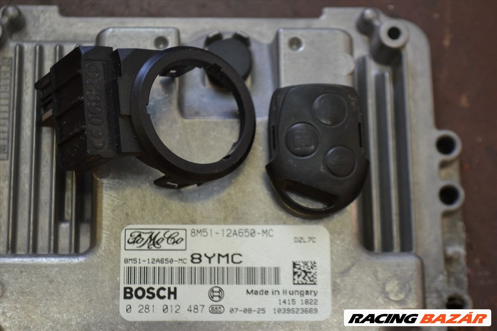 Ford Focus II MK2, C-Max 1.6 TDCI motorvezérlő szett! 0281012487, 8M51-12A650-MC 2. kép