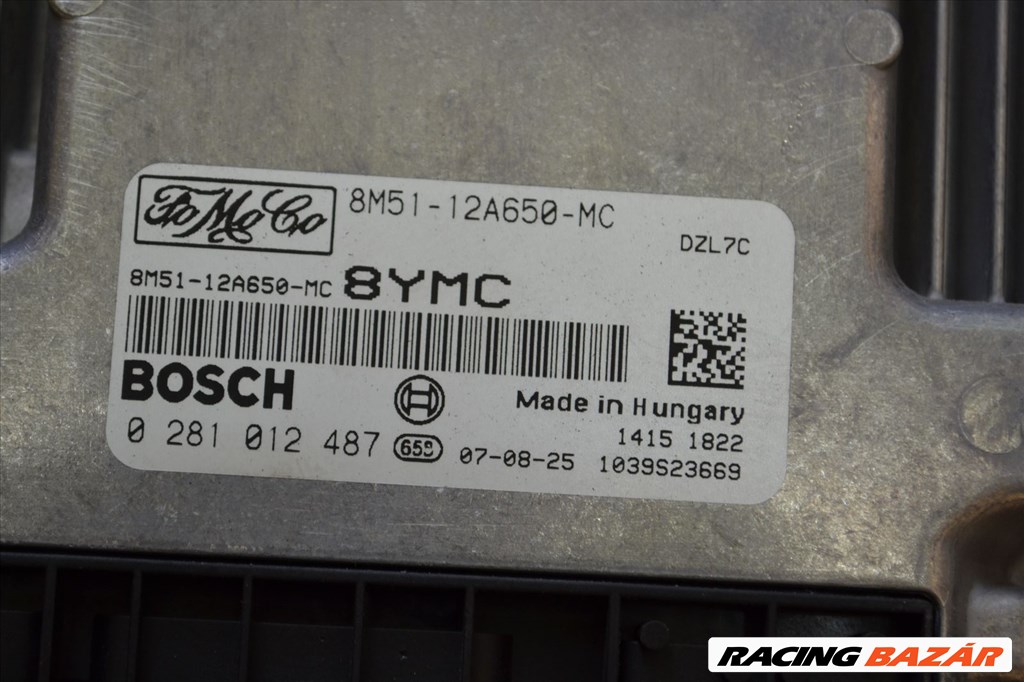 Ford Focus II MK2, C-Max 1.6 TDCI motorvezérlő szett! 0281012487, 8M51-12A650-MC 5. kép