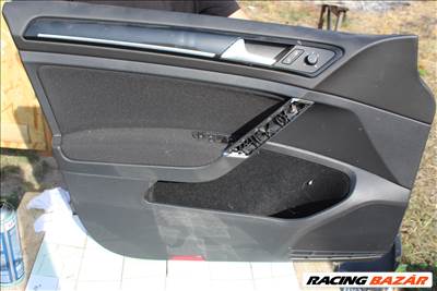 Volkswagen Golf 7 1.6D 2012-2020 Bal első ajtó kárpit tükörállítóval 5g4868109b