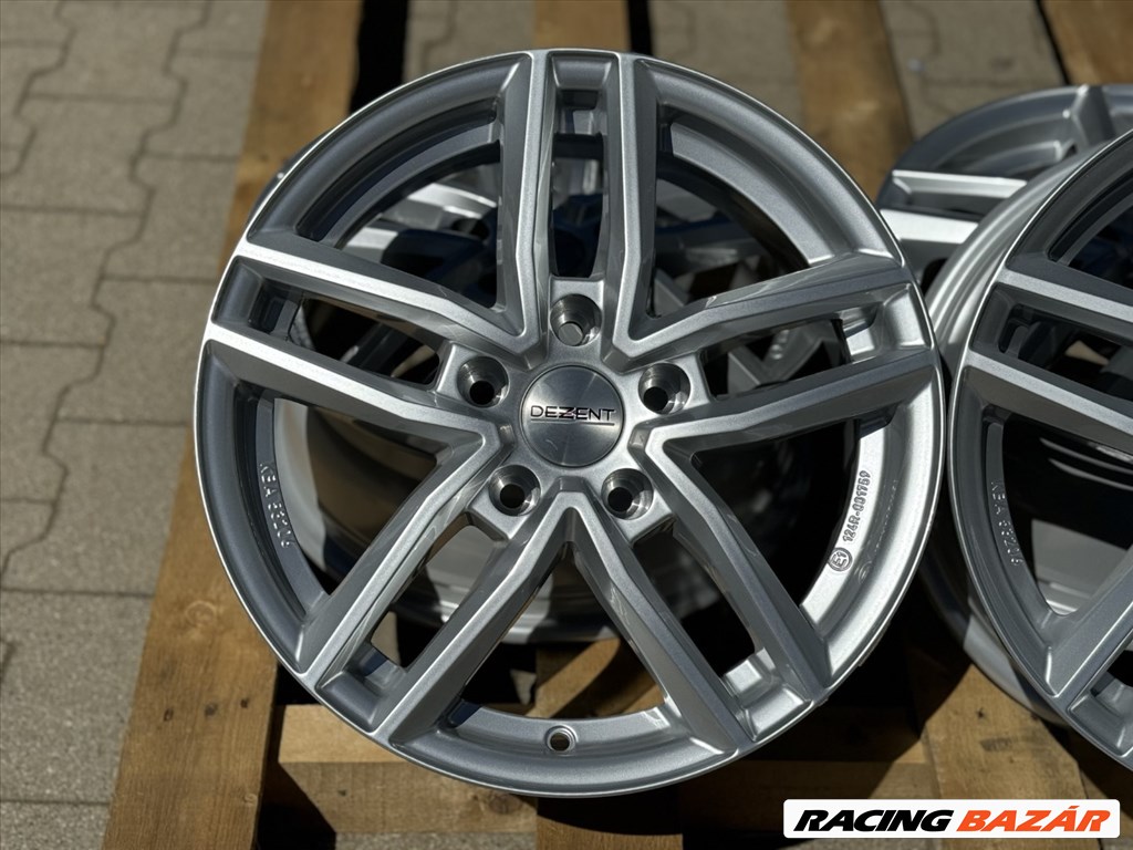 R16 5x112 (66,6) DEZENT TR SILVER 6.5J ET38 for Mercedes A B C-Class  új felnik 2. kép