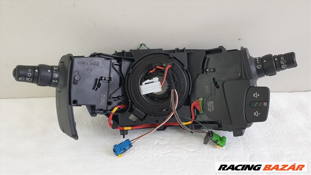 507548 Renault Clio 3, 2009, E-H Köd, Tel, Kormánykapcsoló, Légzsákszalag, 4 Csati 1. kép