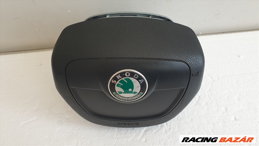 508013 Skoda Fabia 2, 2009, Kormánylégzsák, Légzsák, 1 Csati, 5J0880201H 3. kép