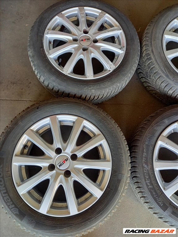 Platin 6x15 4x100 Smart alufelni 2 széles téligumikkal szenzorokkal. sxx1 2. kép
