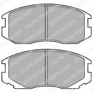 DELPHI LP1594 - fékbetét DAIHATSU MITSUBISHI PROTON TOYOTA