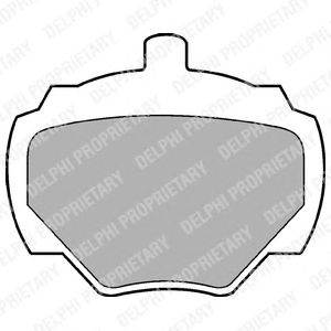 DELPHI LP211 - fékbetét LAND ROVER