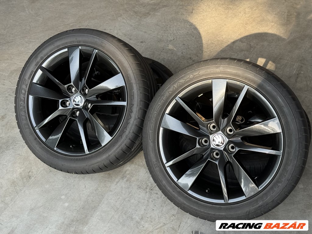 R17 5x112 Original Skoda TRIUS 7J ET49 + 225/45 Dunlop, Pirelli  2. kép