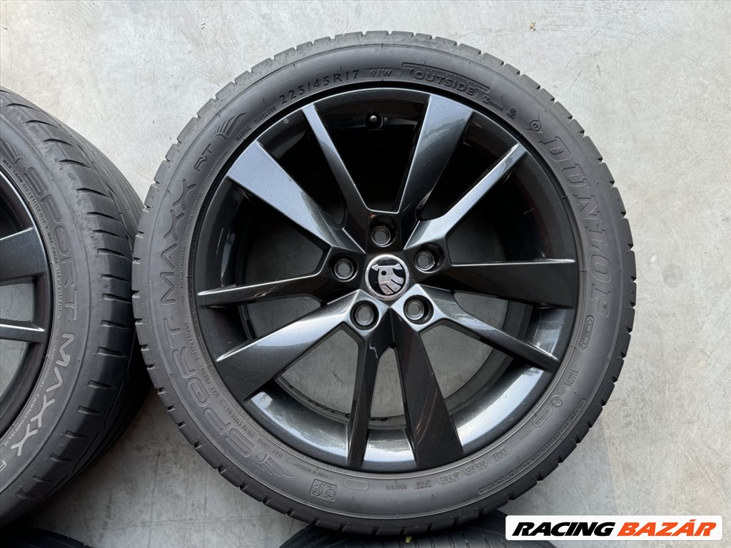 R17 5x112 Original Skoda TRIUS 7J ET49 + 225/45 Dunlop, Pirelli  7. kép