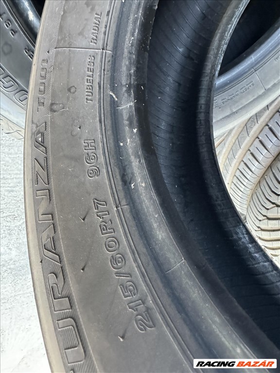 Bridgestone Turanza T001 215/60 R17 6mm-es nyárigumi garnitura eladó 2. kép