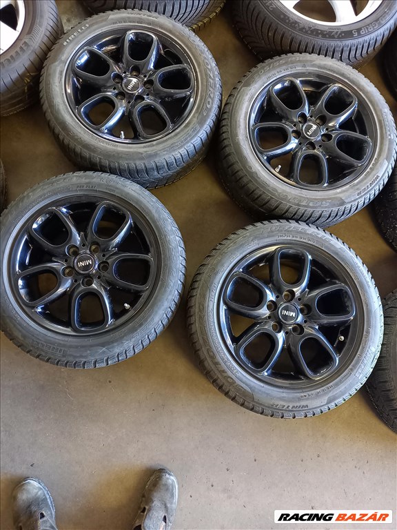 Mini Clubman 5x112-es 7x16" újszerű (gyári felni) alufelni 205/55 használt Pirelli téli gumi fxx 1. kép