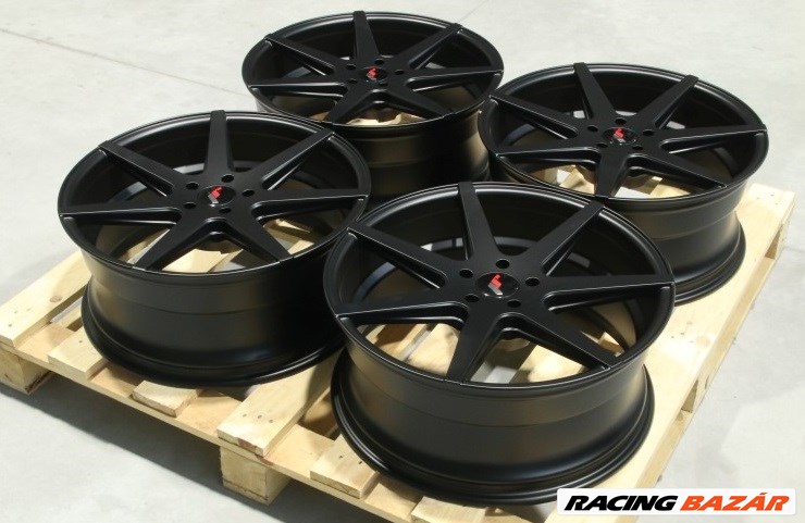 R20 5x112 (74,1) JAPAN RACING JR20 8.5J ET20 Matt Black  új alufelnik  1. kép